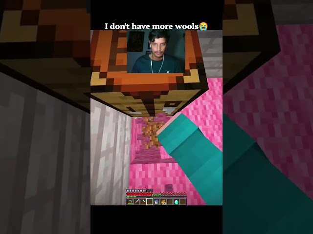 pov you missing some blocks 😭 #minecraft #gaming #shorts