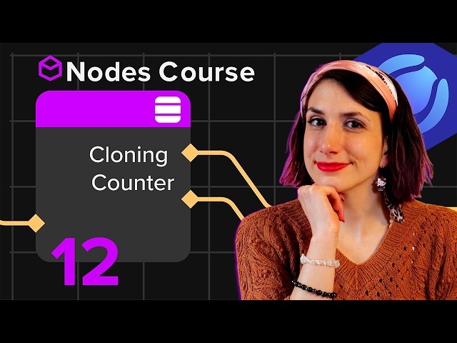 Cloning Counter Cinema 4D Nodes Course Part 12