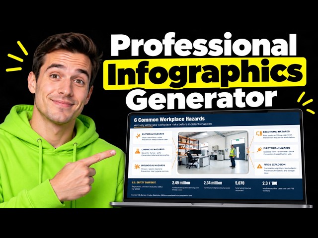 Make Professional Infographics for Any Presentation Using AI |  No Design Skills Needed