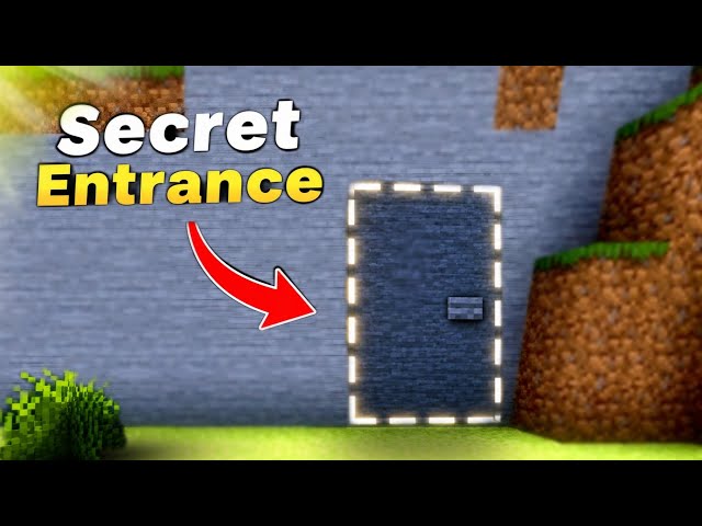 SECRET HIDDEN ENTRANCE Tutorial Minecraft 26.2+! (Java & Bedrock)