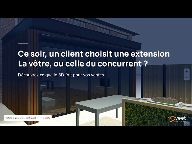 Configurateur 3D pour extensions — du visiteur à la commande signée
