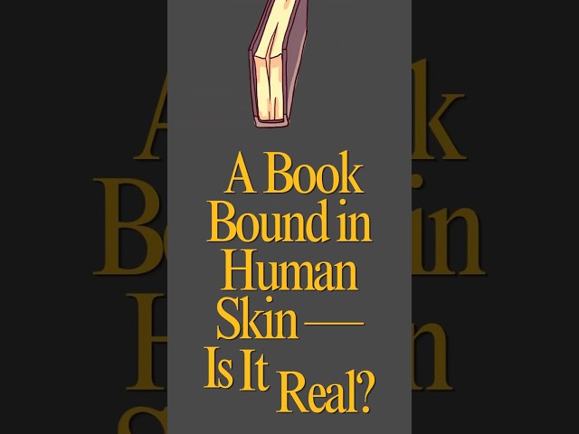 A Book Bound in Human Skin #usa #history #facts #books