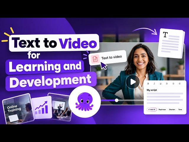 Text to Video for L&D: How to Scale Employee Training Content