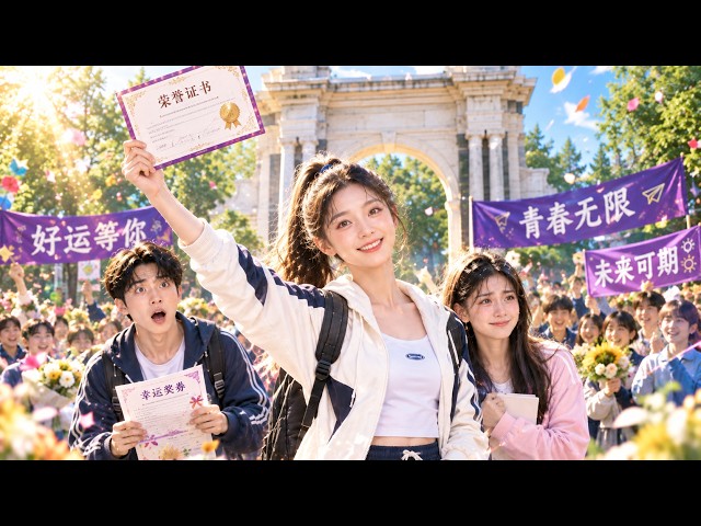 For dream girl, forced to repeat! Got into Tsinghua, they regret😈