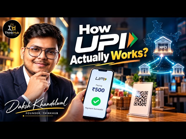 💳 How Does UPI Actually Work? 🤔 What Happens After You Scan a QR Code?