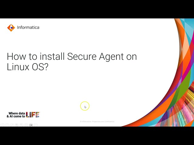 How to Install Secure Agent on Linux OS