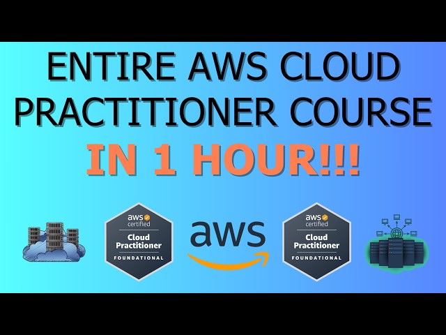 AWS Cloud Practitioner Crash Course in 1 HOUR!!! AWS Certified, AWS Cloud Practitioner