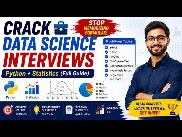 Statistics for Data Science: Full Roadmap for Interviews