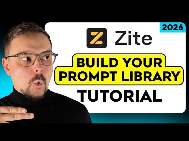 Zite Tutorial - 2026 | How to Build Your Prompt Library (No Coding Required)