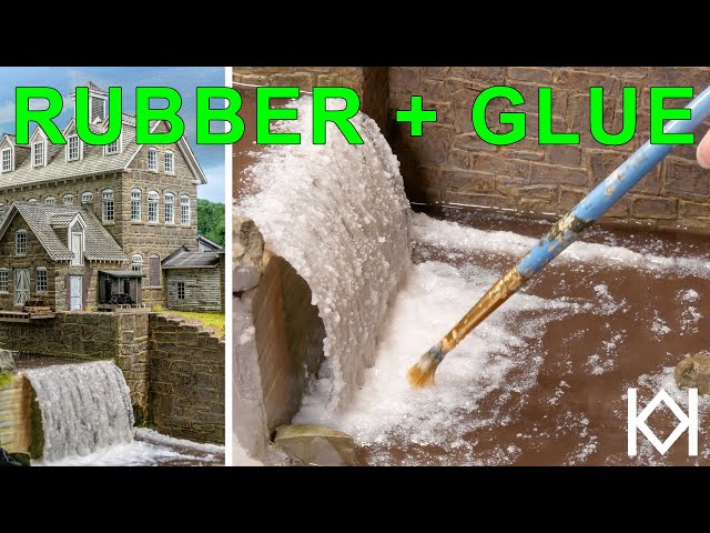 I made a Realistic River from Rubber + Glue