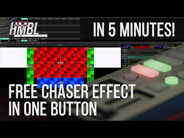 FREE Chaser for Resolume (SINGLE BUTTON CHASER) | Under 5 Minutes