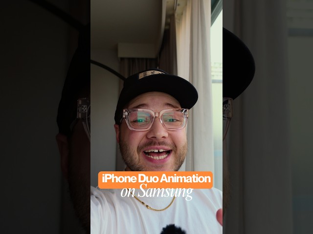 Someone Already Made the iPhone Duos Animation on Samsung