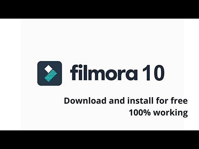How to download & install Filmora 10 video editor | Latest version 2021 | Filmora X | Tutorial
