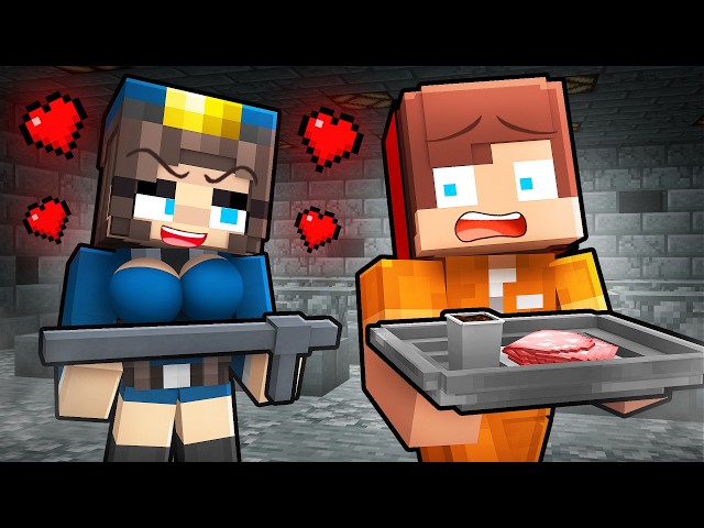 Prisoner JJ in the Prison Cafeteria - Minecraft Animation with Mikey