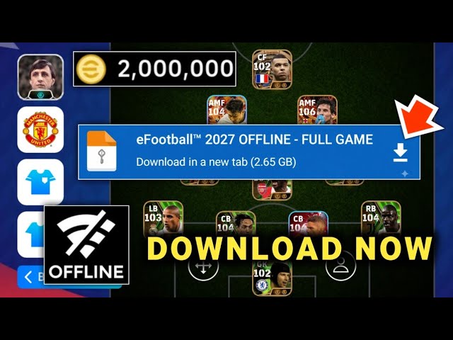 🚨 DOWNLOAD eFootball 2024 OFFLINE VERSION! UNLIMITED COINS, GP & LEGENDARY PACK OPENINGS | iOS PATCH