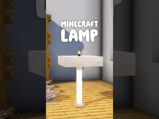 MODERN MINECRAFT LAMP  #minecraft