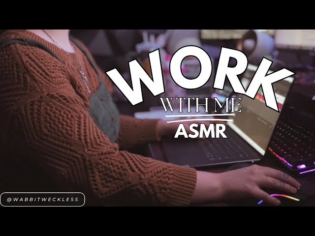 1 Hour Work With Me | Keyboard and mouse ASMR (No talking)