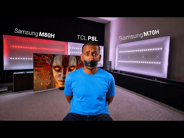 The Ugly Truth of Mini LED TVs | Samsung M80H vs TCL P8L vs Samsung M70H