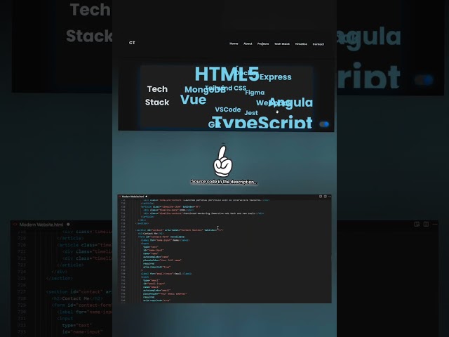 Portfolio Website | Build a Professional Portfolio Website with HTML, CSS, and JavaScript