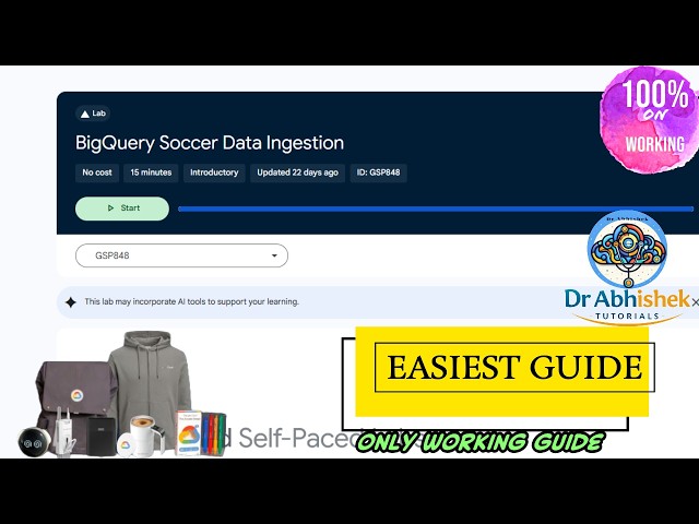 BigQuery Soccer Data Ingestion | GSP848 | Google Arcade Sept 2026
