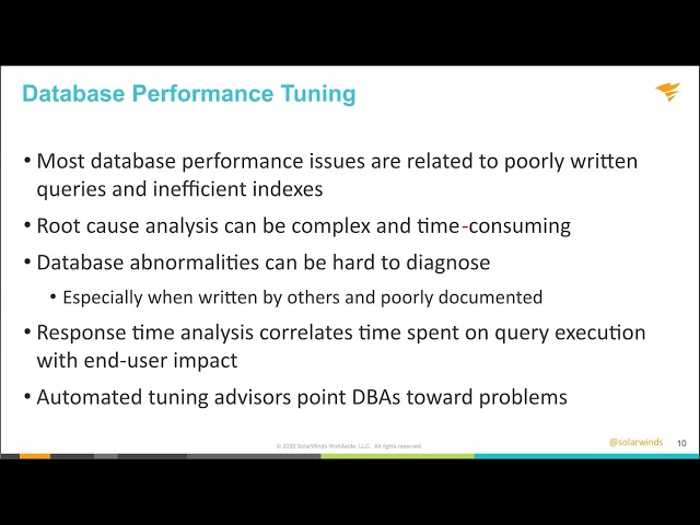 Optimizing Database Performance | Government and Education Webinar