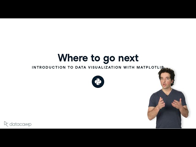 Where to Go Next | Matplotlib