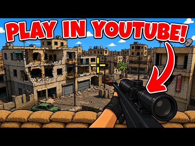 This Video is a PLAYABLE Shooter Game