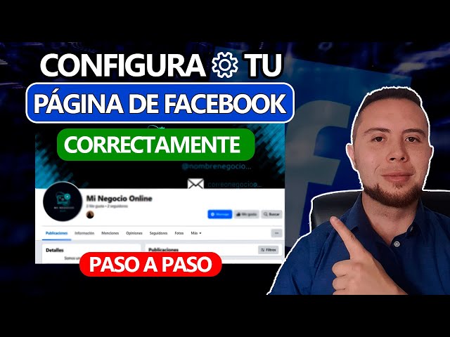 Cómo CONFIGURAR CORRECTAMENTE una PÁGINA DE FACEBOOK 2026