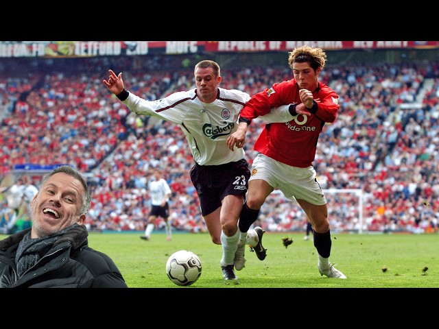 Jamie Carragher Defending vs Great Players