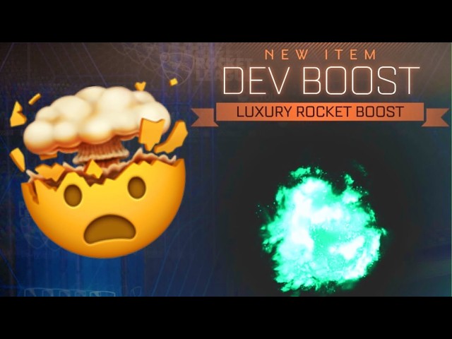 HOW TO GET *FREE* DEV BOOST IN ROCKET LEAGUE!