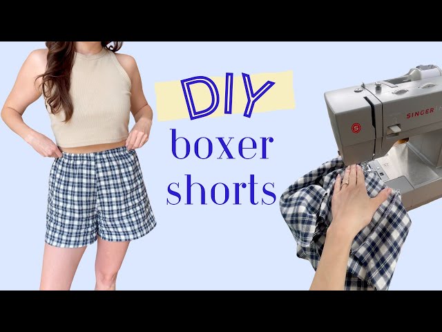 DIY Elastic Boxer Shorts! (beginner-friendly)