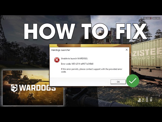 How To Fix Unable To Launch Error Code WD-L014 in Wardogs (EASY METHOD)