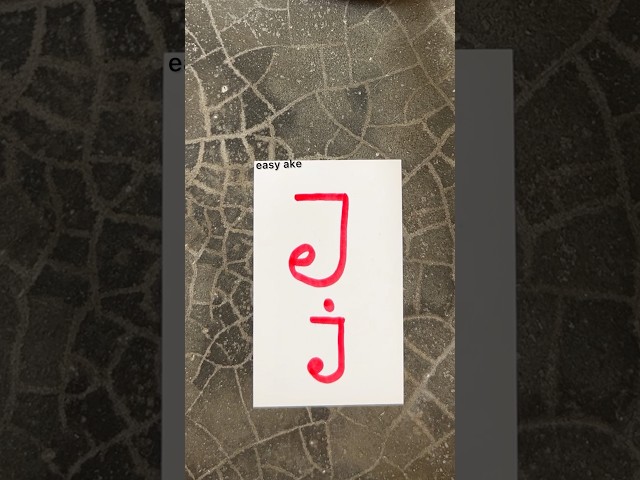 easy ake letter j