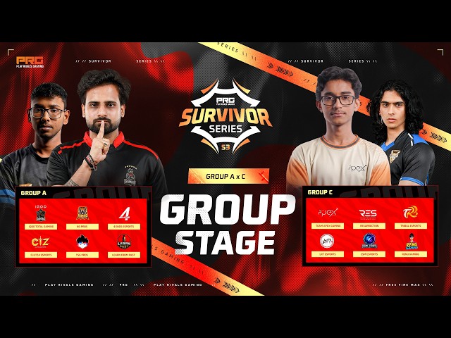 🔴 PRG Survivor Series | Group Stage [A x C]
