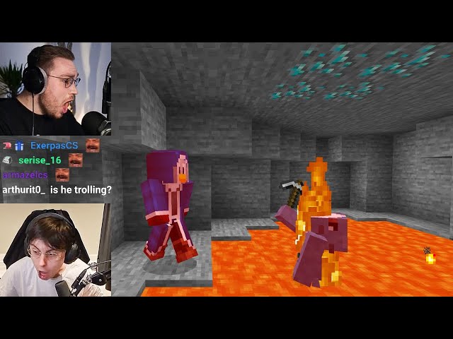 Hardcore Minecraft, But Our Health Is Shared...