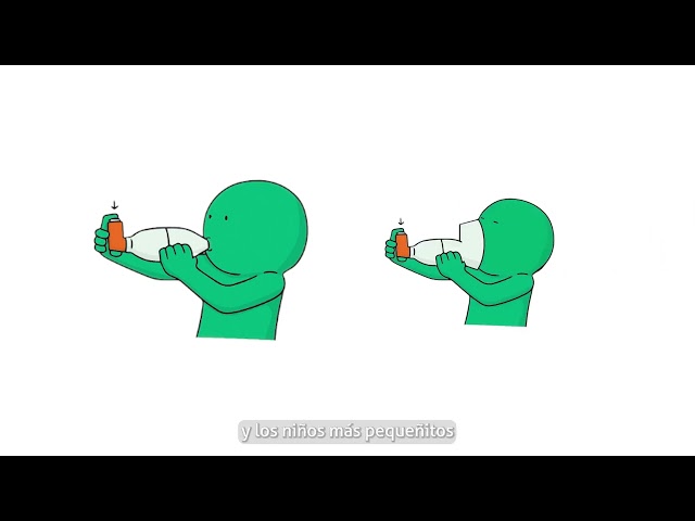 ¿Cómo uso mi inhalador? Para niños.
