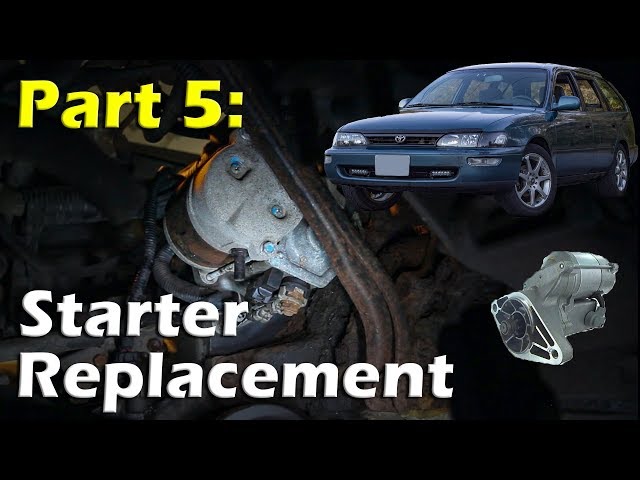 Replacing Starter on a '93 - '97 Toyota Corolla