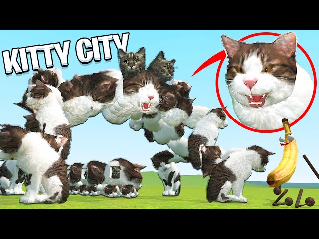 KITTY CITY 🐈 Cyriak Creatures in Garry's Mod!
