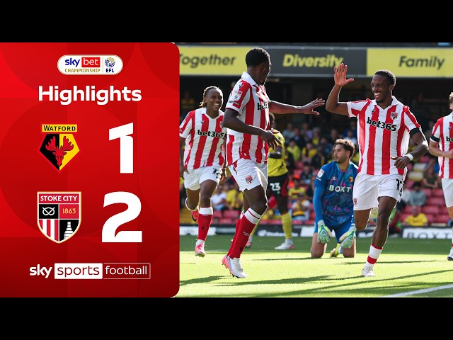 Potters unbeaten in four! | Watford 1-2 Stoke | EFL Highlights