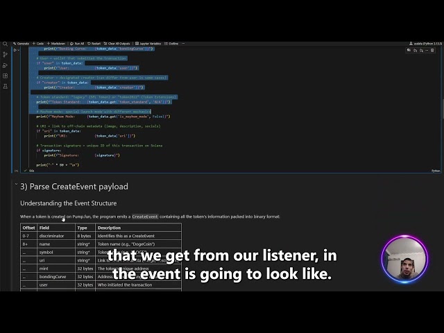 Learn to build a Pump Fun Sniper Bot Part 1 Log Subscribe