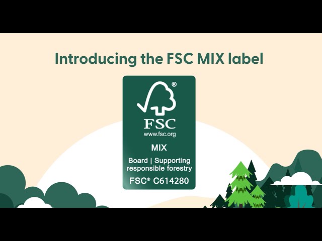 What does the FSC Mix label mean? | Apakah maksud label FSC Mix?
