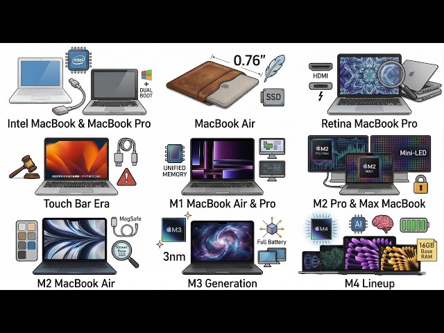 Every MacBook Apple Has Made Explained