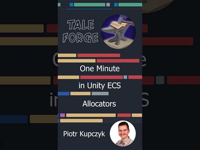 One Minute in Unity ECS - Allocators #ecs #unity #gamedev #tutorials #trending