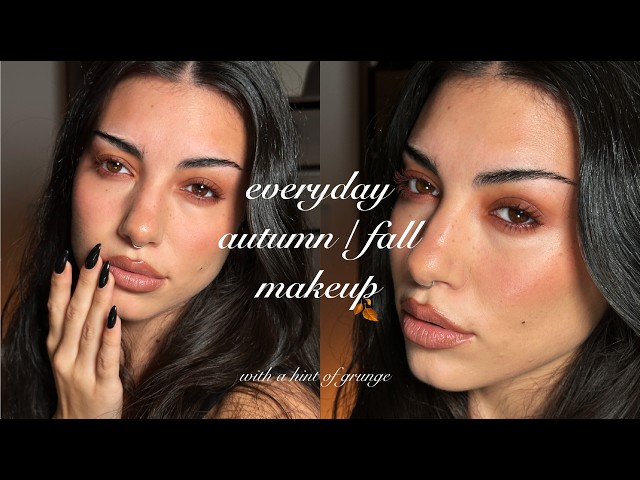 easy everyday autumn/fall makeup tutorial