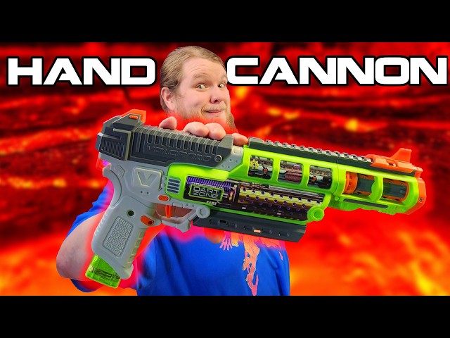 This NERF Pistol is unbelievably powerful.