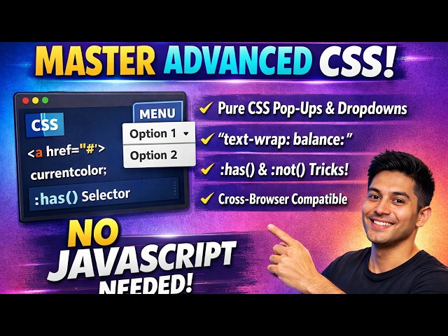 Master Advanced CSS Tricks 🔥 No JavaScript Needed!