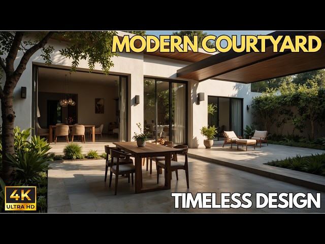 Timeless Courtyard House Design | Modern Ideas for Beautiful Living