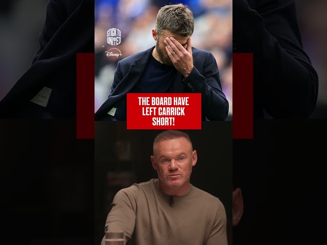 Wayne Rooney explains why Michael Carrick has been left short. 🫣