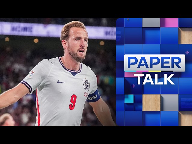 England win over Czech Republic as Harry Kane equals men's appearance record | Paper Talk