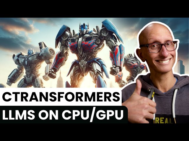 LLMs on your own machine using CTransformers